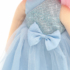 Kép 3/4 - Kék szatén - játékbaba ruha szett