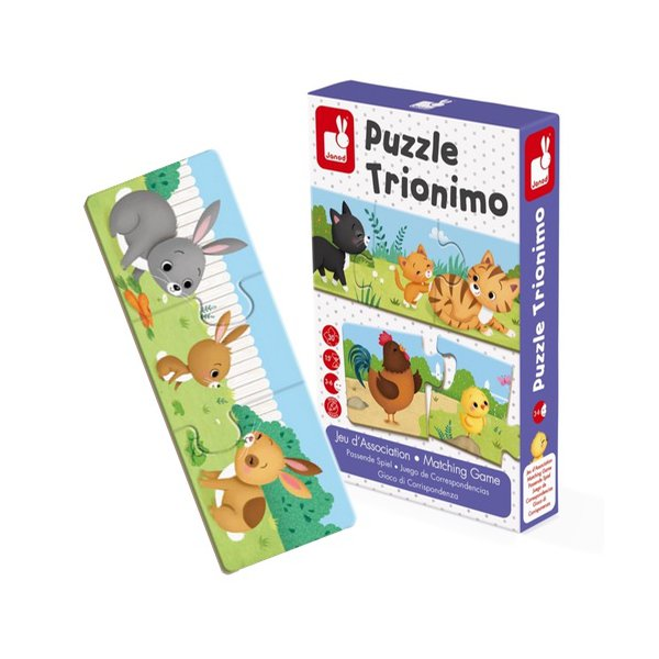 Puzzle Trionimo - Párosító játék 30 db-os